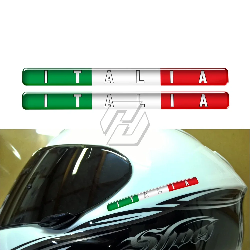 Motorcycle Tank Decals Italy Flag Italia Stickers Case for Aprilia RS4 RSV4 Ducati Monster Vespa for AGV Helmet