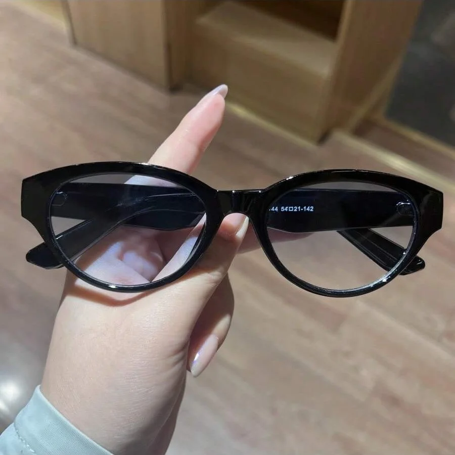 1Pc frauen Sonnenbrille Neue Stil Exquisite und Kompakte Cat-Eye Retro Vielseitig Persönlichkeit Mode Trend Straße Fotografie Holi – Detail 5
