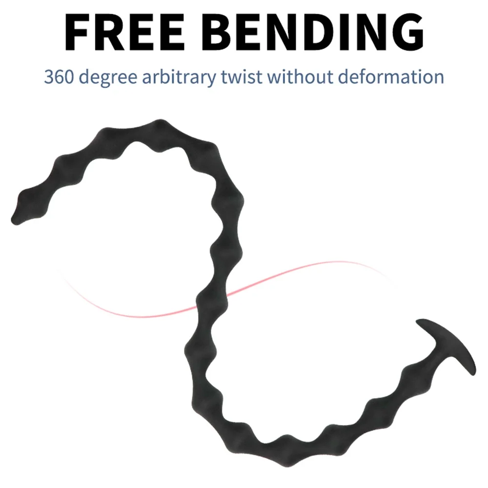 Soft Silicone Anal Plug Dildo Prostate Massage Long Butt Plug Vaginal Expansion Anus Dilator Masturbator Sex Toys For Women Men - view 3