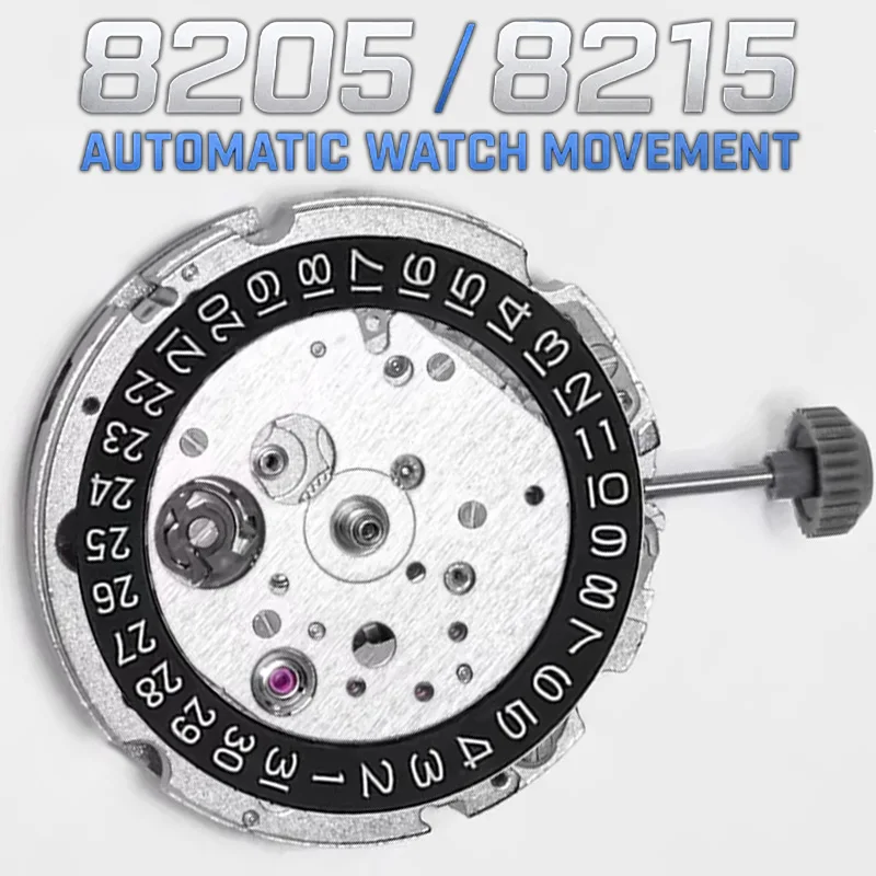 Genuine Japan Miyota 8215 New Upgrade Automatic Movement Hacking Seconds 21 Jewels High Stability Mechanical Watch Parts