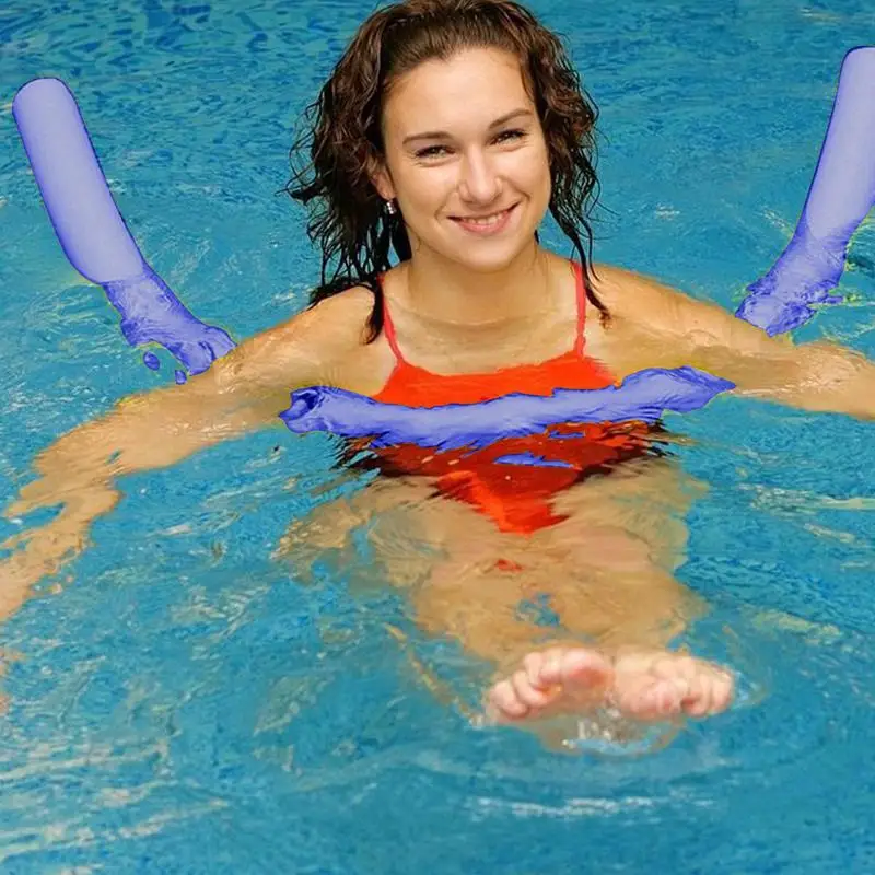 Pool Foam Tube Elastic Foam Sticks Kids Water Toy Swimming Pool Toys Water Playing Game Exercise Assistant Accessories For