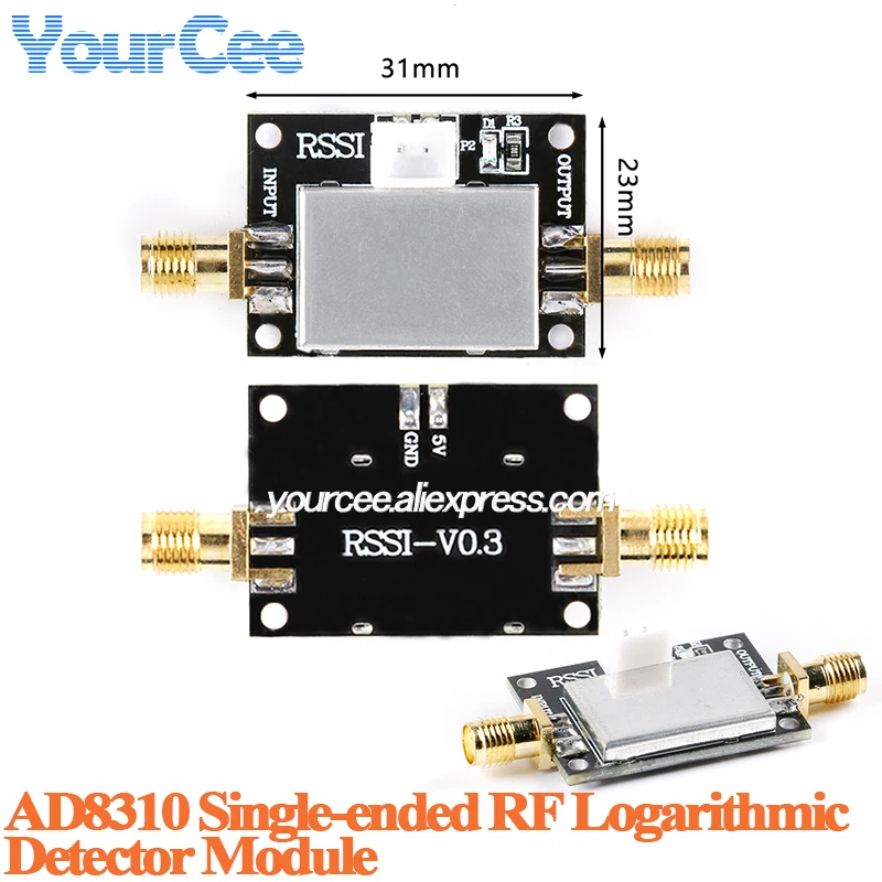 AD8310 Single-ended RF Logarithmic Detector Module DC-440M Logarithmic Detecting 90dB Amplifier Voltage Board