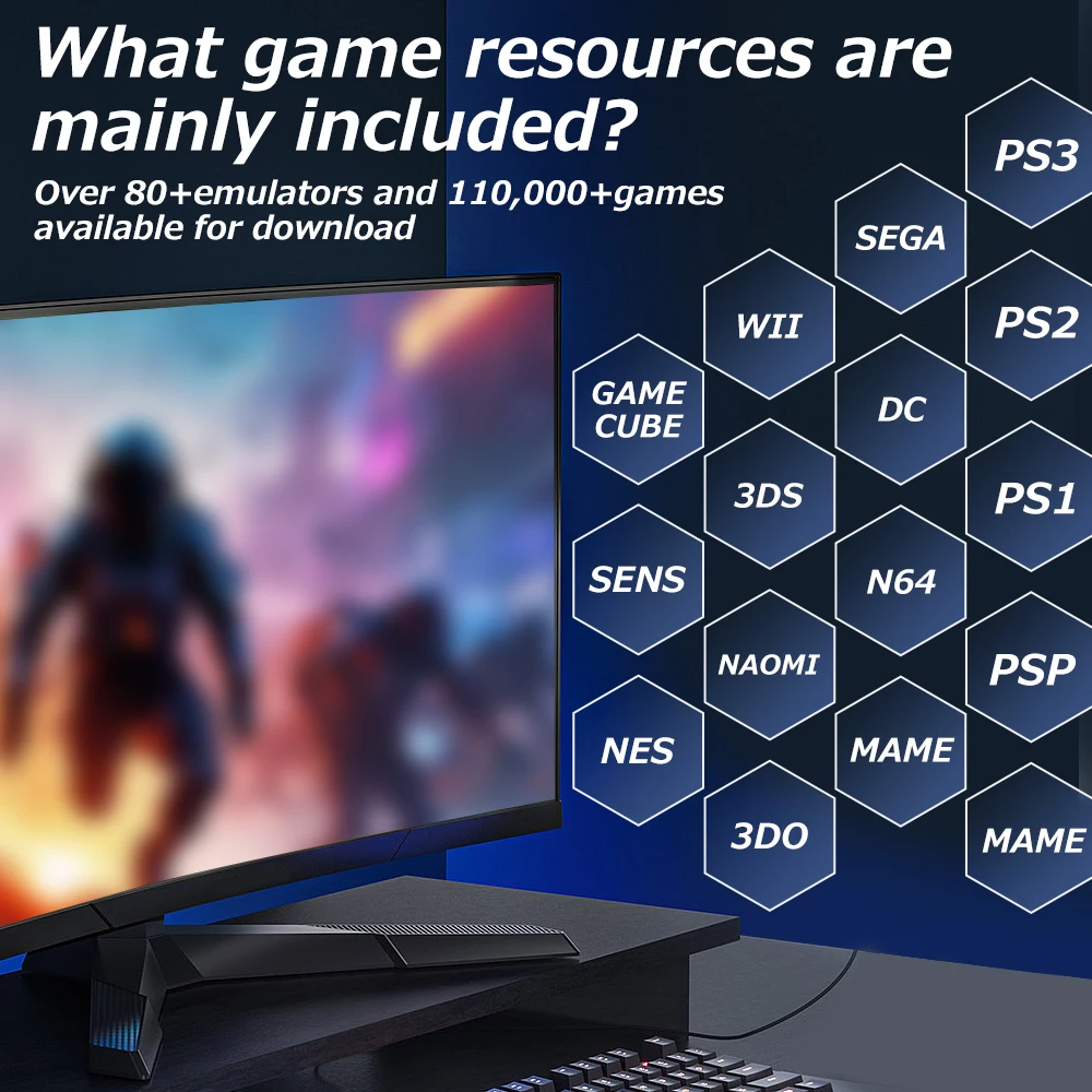 110000+مصادر تنزيل الألعاب و80+محاكي أنظمة RetroBat لأجهزة PS3/PS2/PS1/PSP/XBOX/DC/N64 لألعاب ترقية Windows PC/الكمبيوتر المحمول