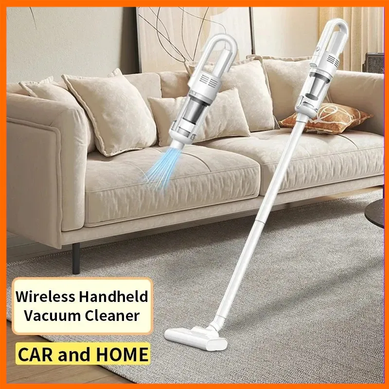 4 IN 1 Wireless Vacuum Cleaner Portable Handheld 6500Pa Powerful Cleaning Machine for Car Home Cleaning Tool