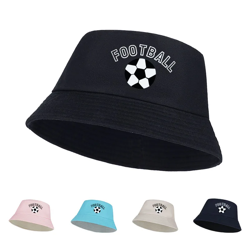 Cute “FOOTBALL” Kids' Bucket Hat: Breathable, Foldable, UV-P