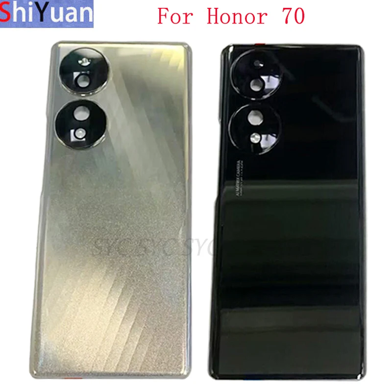 

Задняя крышка батарейного отсека для Honor 70 Pro, задняя крышка с логотипом, запасные части для ремонта