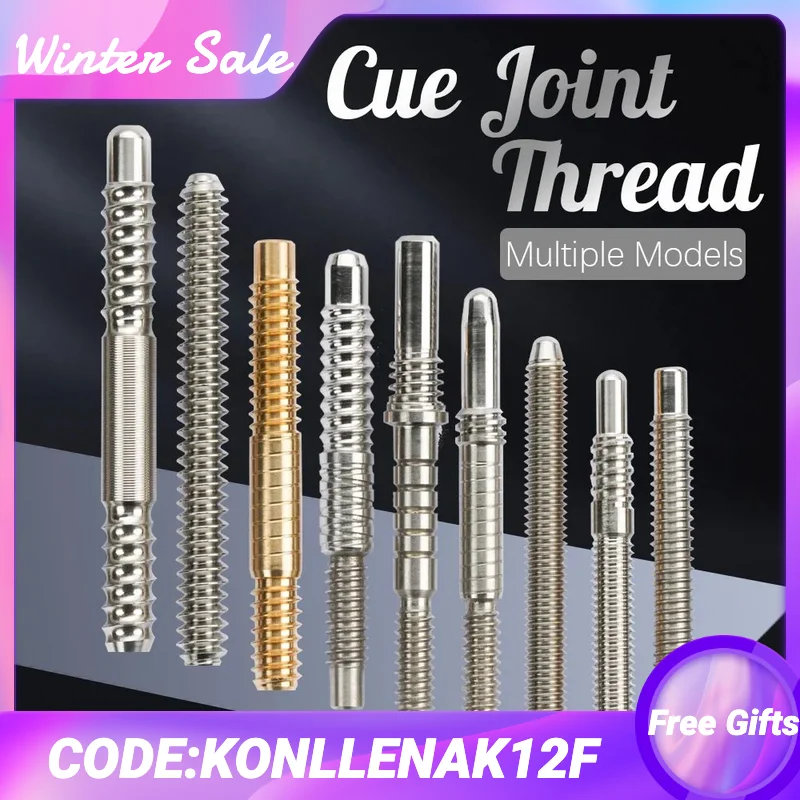 Billiards Joint Pin&Insert Wavy /Uni Loc Radial 3/8*10 3/8*11 United Joint Billiards Accessories Shaft Fittings