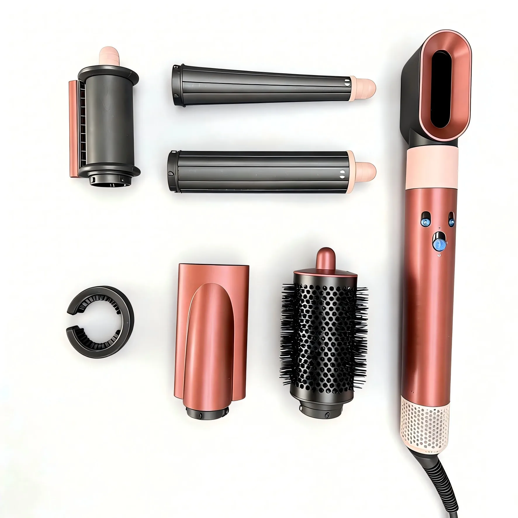 Smart Multi-functional Home Hair Straightener and Curling Iron Hair Styling Tools That Won't Damage Your Hair Gift Box Packaging