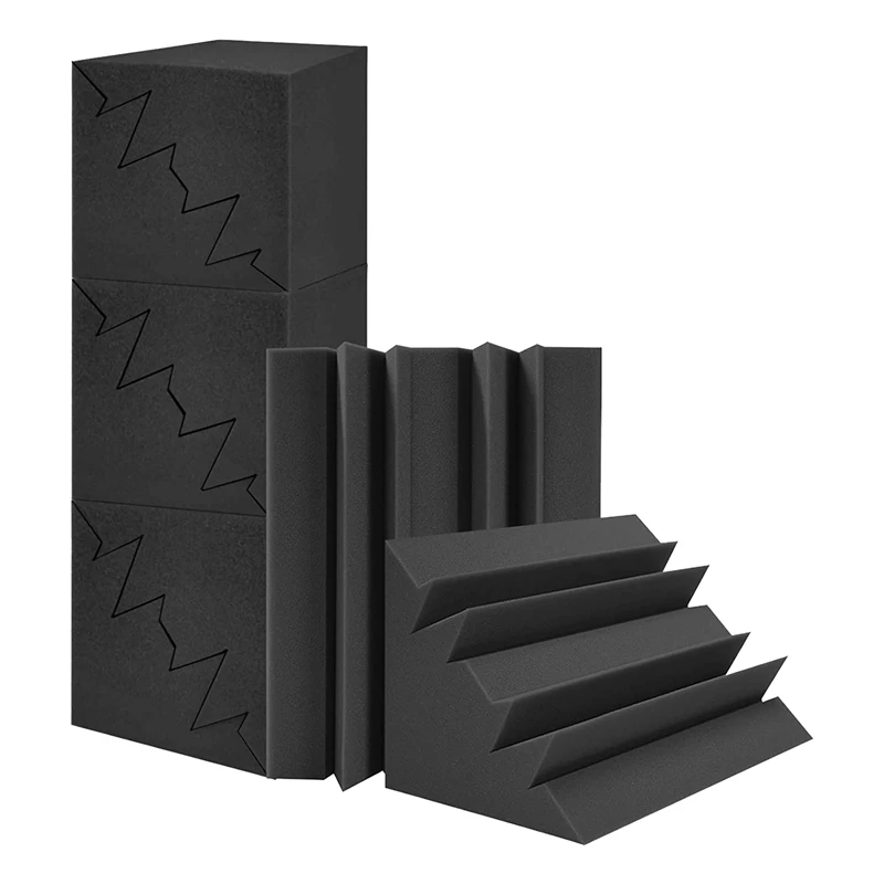 12 Pack Acoustic Foam High Density Sound Panels Insulation 12 X 7 X 7Inch For Studios Home