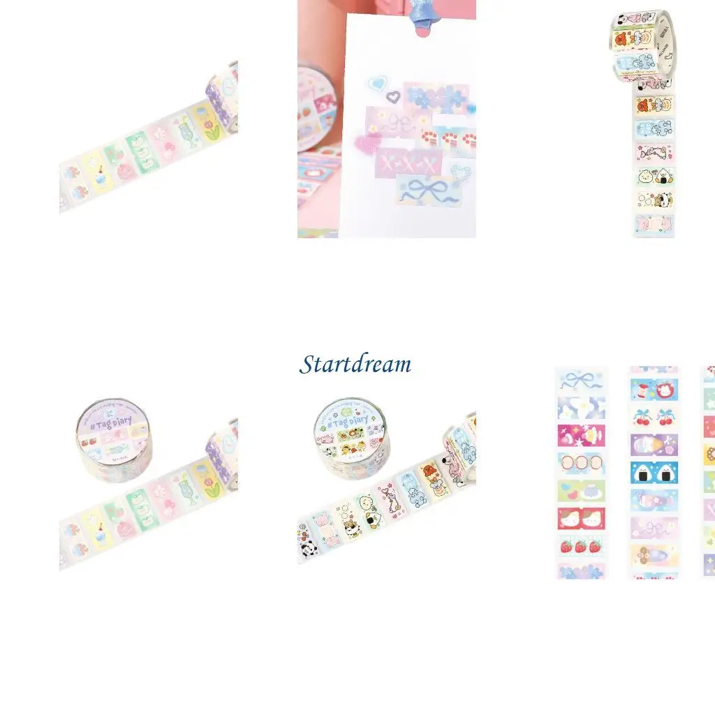 

Записывающаяся предварительно вырезанная мультипликационная наклейка ролл-скрапбукинг декоративная лента для журнала Planner