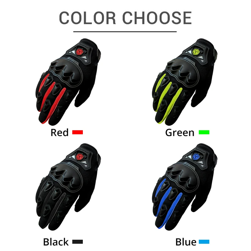 SCOYCO Summer Motorcycle Gloves Breathable Guantes Moto Gloves Motorbike Gloves Touch Function Motocross Off-Road Racing