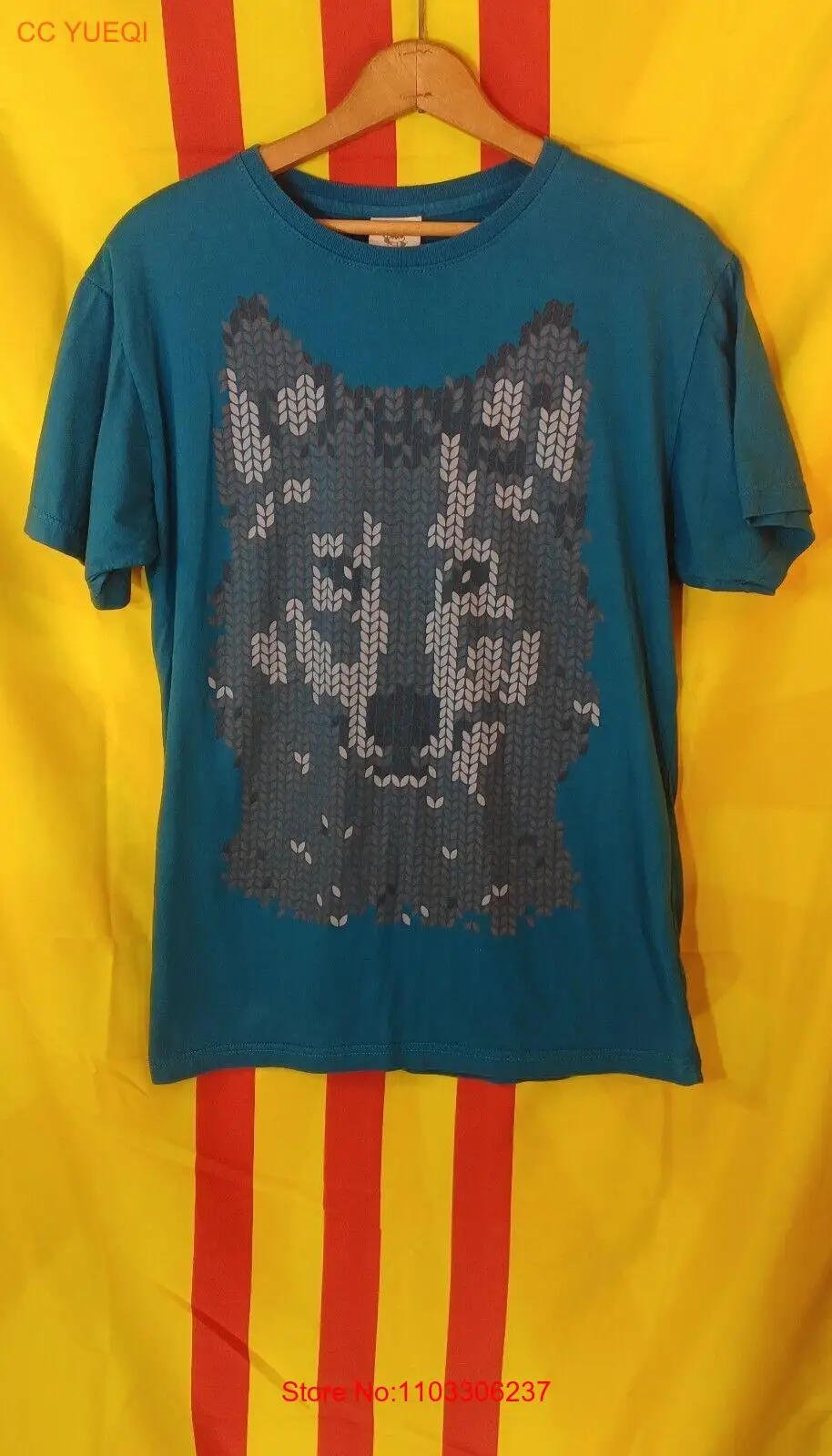 Винтажная футболка с изображением монстра ниток бренда Pixelated Wolf для походов кемпинга природы🐺🔥🔥🐺 Винтажная футболка с изображением монстра ниток бренда Pixelated Wolf для походов кемпинга природы🐺🔥🔥🐺