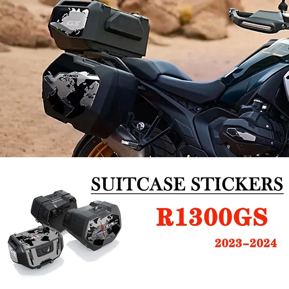 R 1300 GS Suitcase Stickers GS1300 Case Protective R1300GS Trophy Parts For BMW R1300GS Accessories Topcase Decorative Sticker