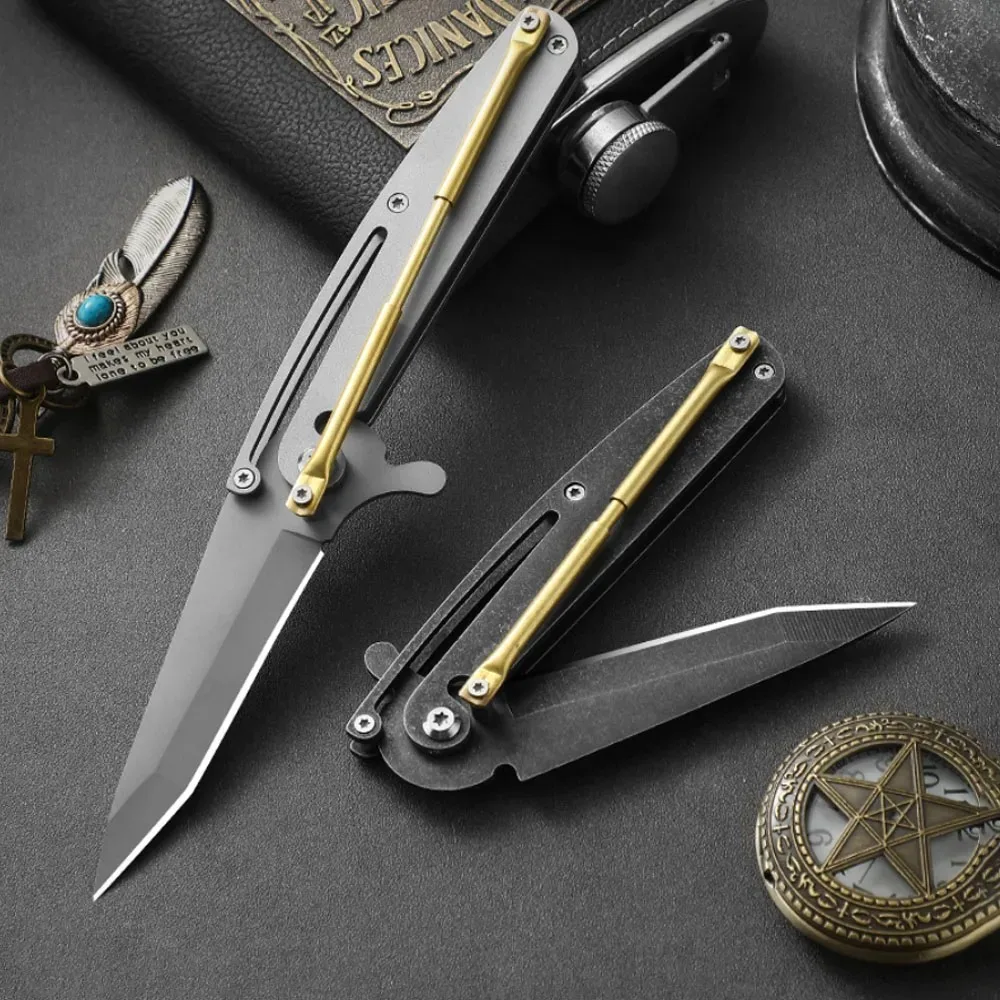 

Outdoor Mini Multi-function Folding Knife EDC Portable Keychain Tool High Hardness Camping Hiking Survival