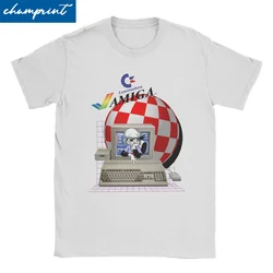 Uomo donna T-Shirt C64 Amiga incredibile 100% cotone Tees Commodore 64 Retro Computer Geek Nerd T Shirt girocollo abbigliamento Plus Size