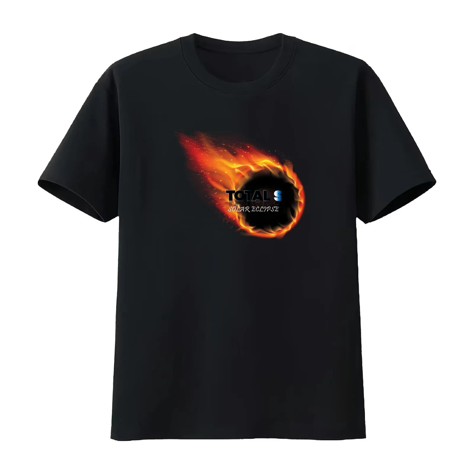 Solar Eclipse 2024 : Modern adventurer T-Shirt Summer Casual Cotton Tee Oversized Streetwear Tops Vintage Graphic Print