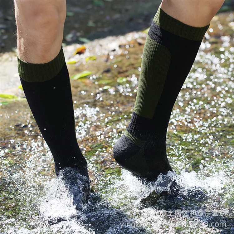Waterproof socks hiking wading outdoor camping cycling skiing adventure mountaineering thermal breathable waterproof socks