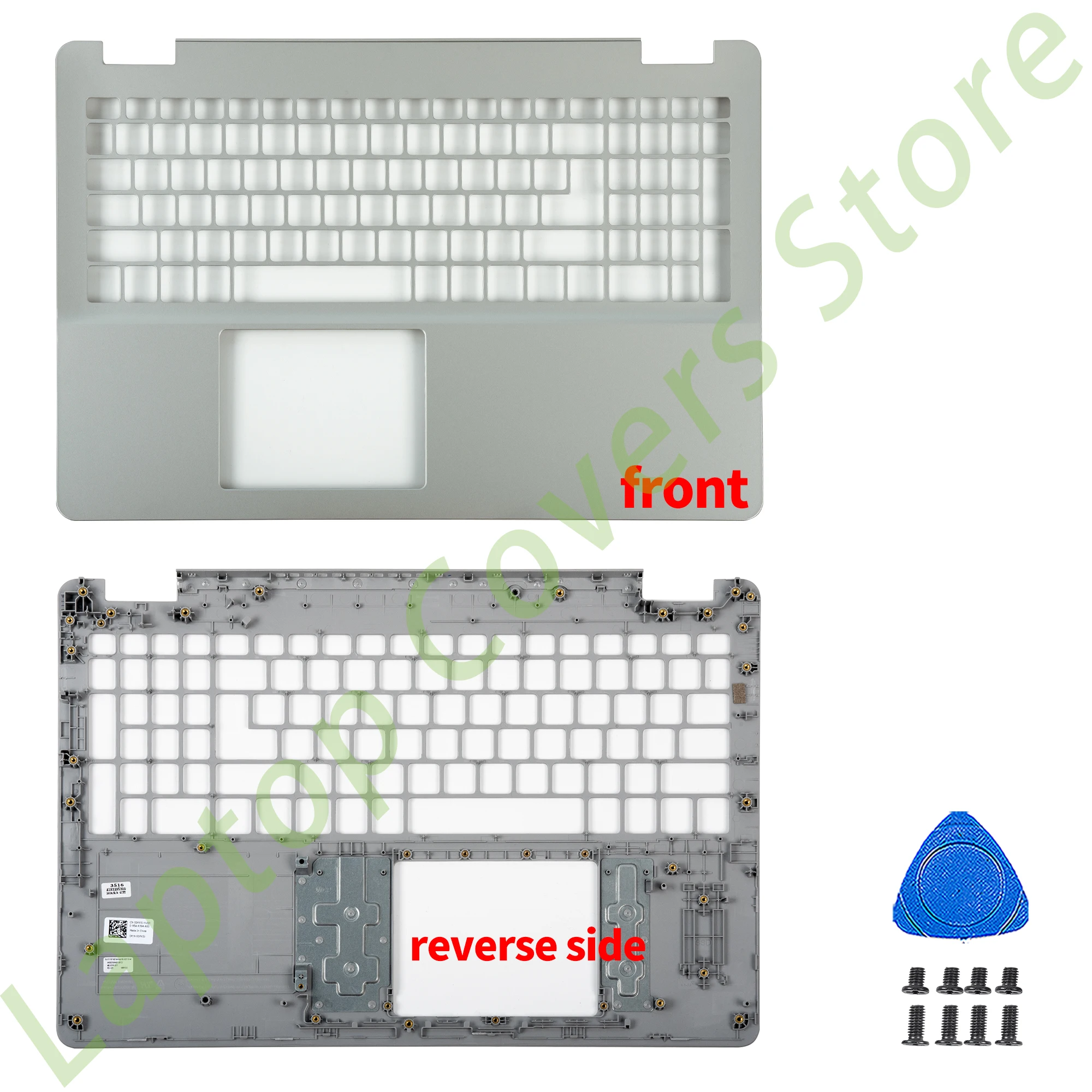 Charnières astronomiques de remplacement pour Inspiron 15 5584 5000 P85F, argent LCD, couverture arrière, lunette avant, repose-poignets, pièces neuves