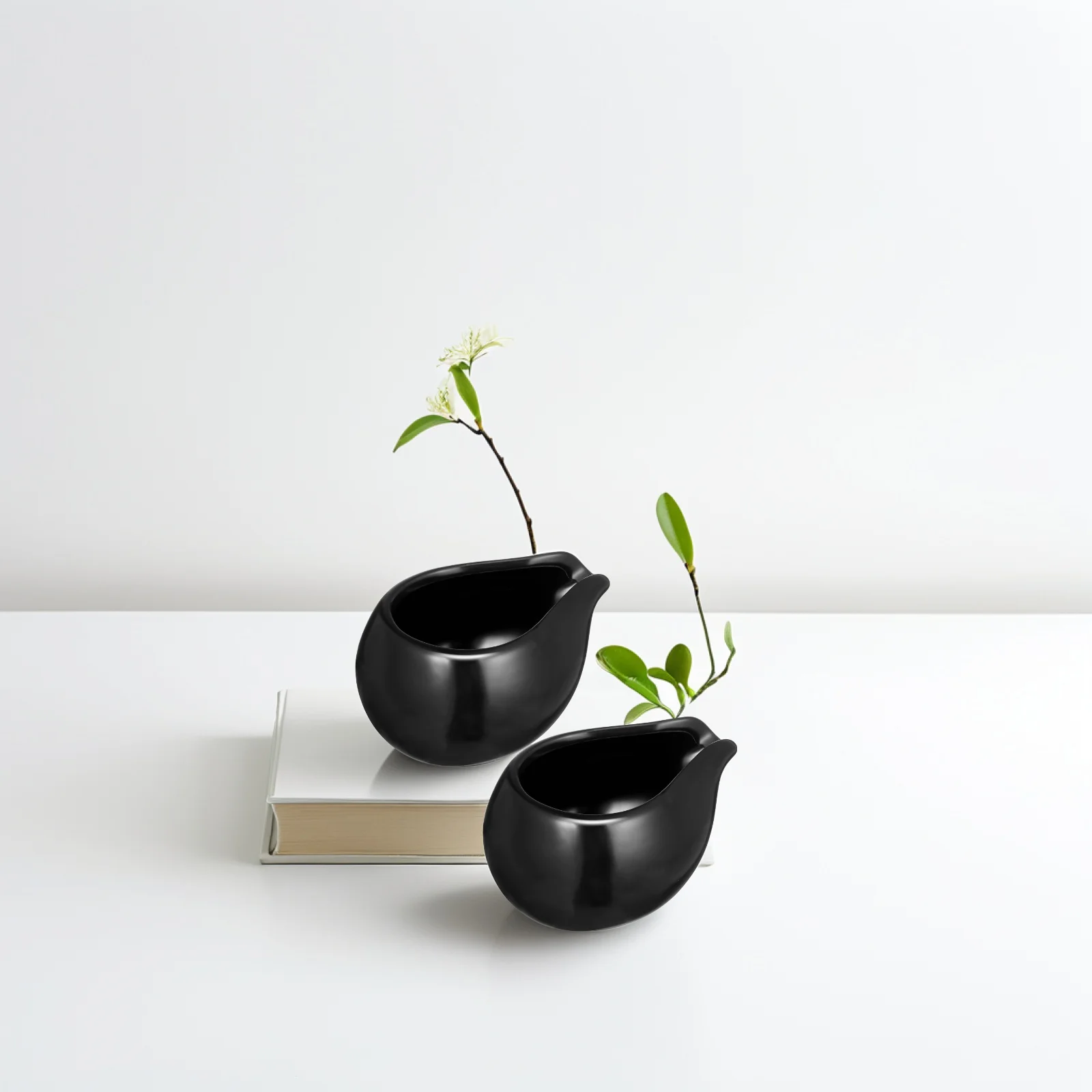 

2Pcs Ceramic Milk Jugs Premium Household Cups for Coffee Tea Juice Use Ceramic Milk Jugs Small Coffee Cups