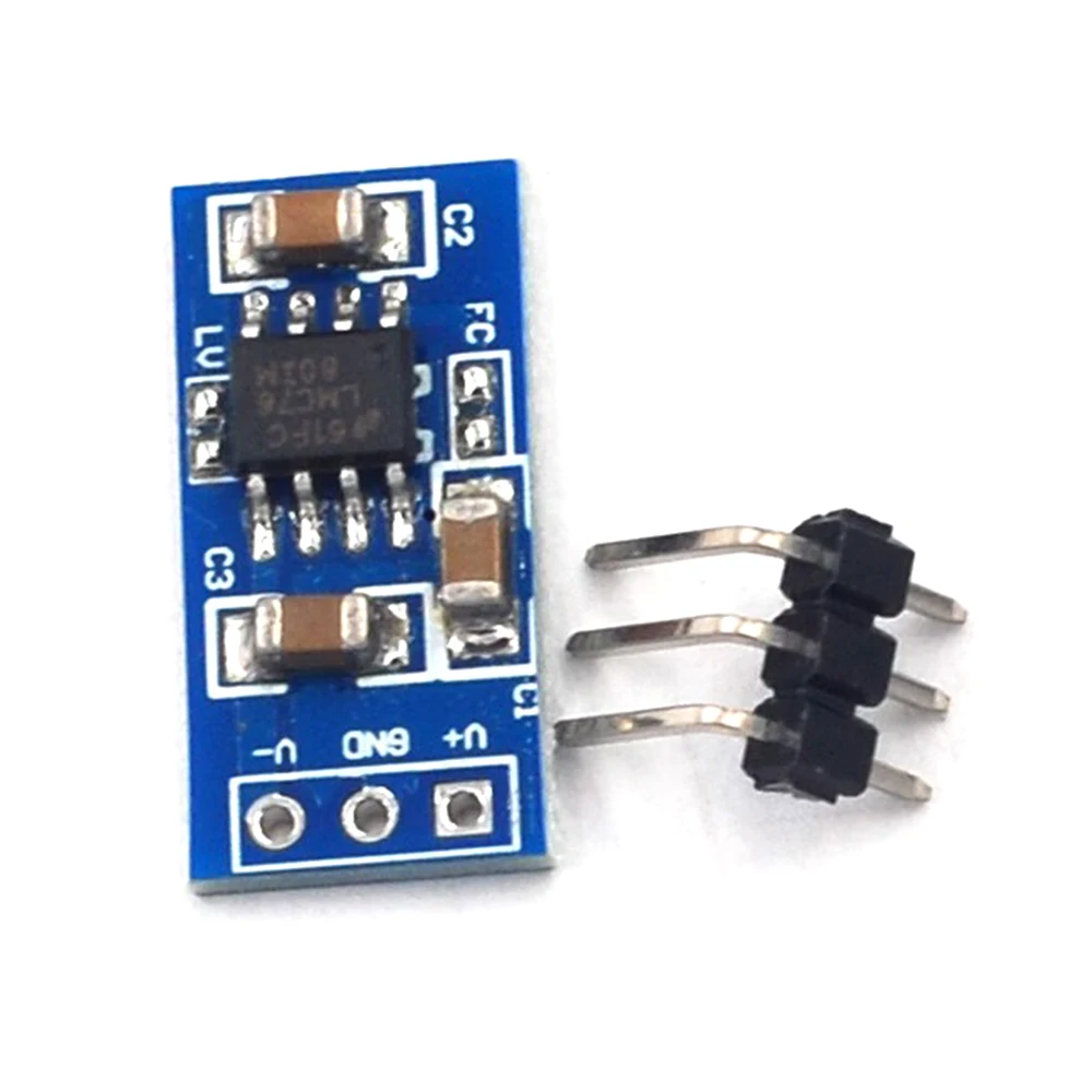 LM7660 Positive Voltage To Negative Voltage Conversion Board Voltage Reversal Switch Module Voltage Regulator 1.5-10V With Pin