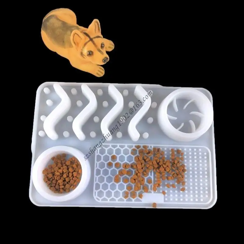 

Q6RB Slow Pad Pad Sucker Slow Pad Dog Licking Pad for Slow Down Eating