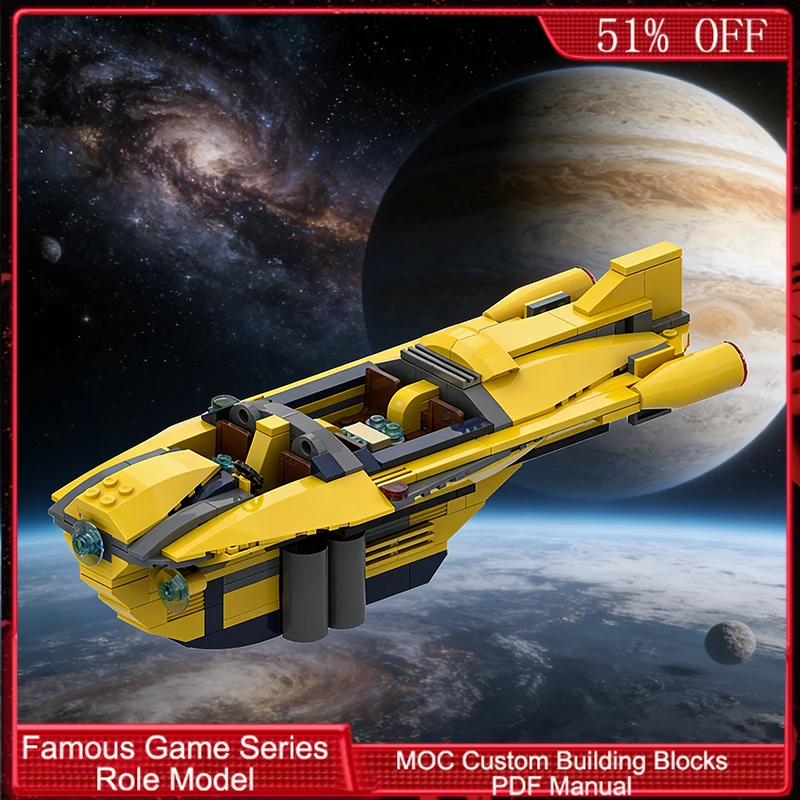 

278 PCS Plane Type 170 Attack Reconnaissance Starfighter MOC Customize Modular Building Block Design DIY Boy Toy Christmas Gift