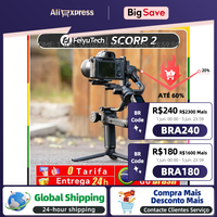 FeiyuTech SCORP 2 Camera Gimbal Stabilizer 3-Axis Handheld Mirrorless DSLR for Sony ZVE10 A7IV A6400 Canon R Nikon Feiyu Tech