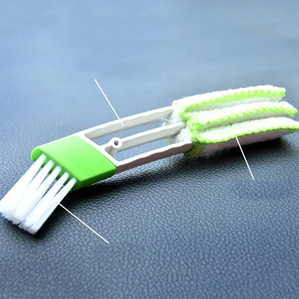 Car Air Conditioner Vent Brush Microfibre Car Grille Cleaner Auto Detailing Blinds Duster Brush Car-styling Auto Accessories