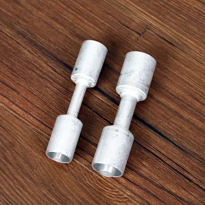【CHIMU AUTO】Heavy Straight AC Hose Connector Fitting Pipe Sleeve Joint for Universal Truck Excavator A/C Repair
