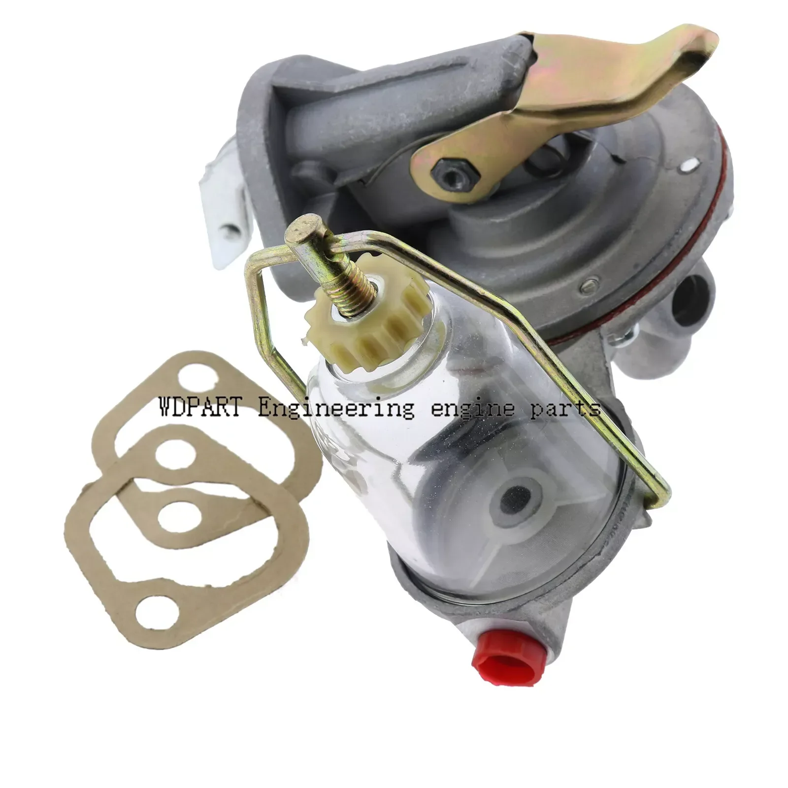 

3637338M91 Fuel Lift Pump With Bowl For Massey Ferguson 65 165 302 304 30 31