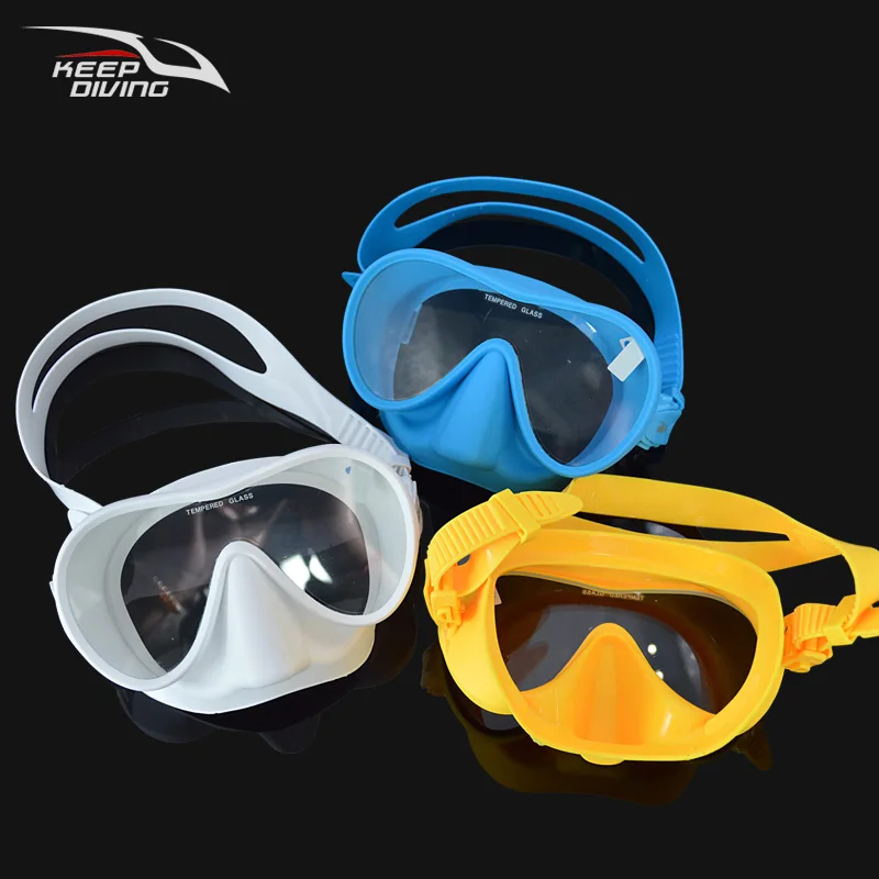 1Pcs Scuba Diving Mask Silicone Anti Fog Snorkeling Goggles Underwater Salvage Scuba Diving Goggles Mask Swimming Equipment