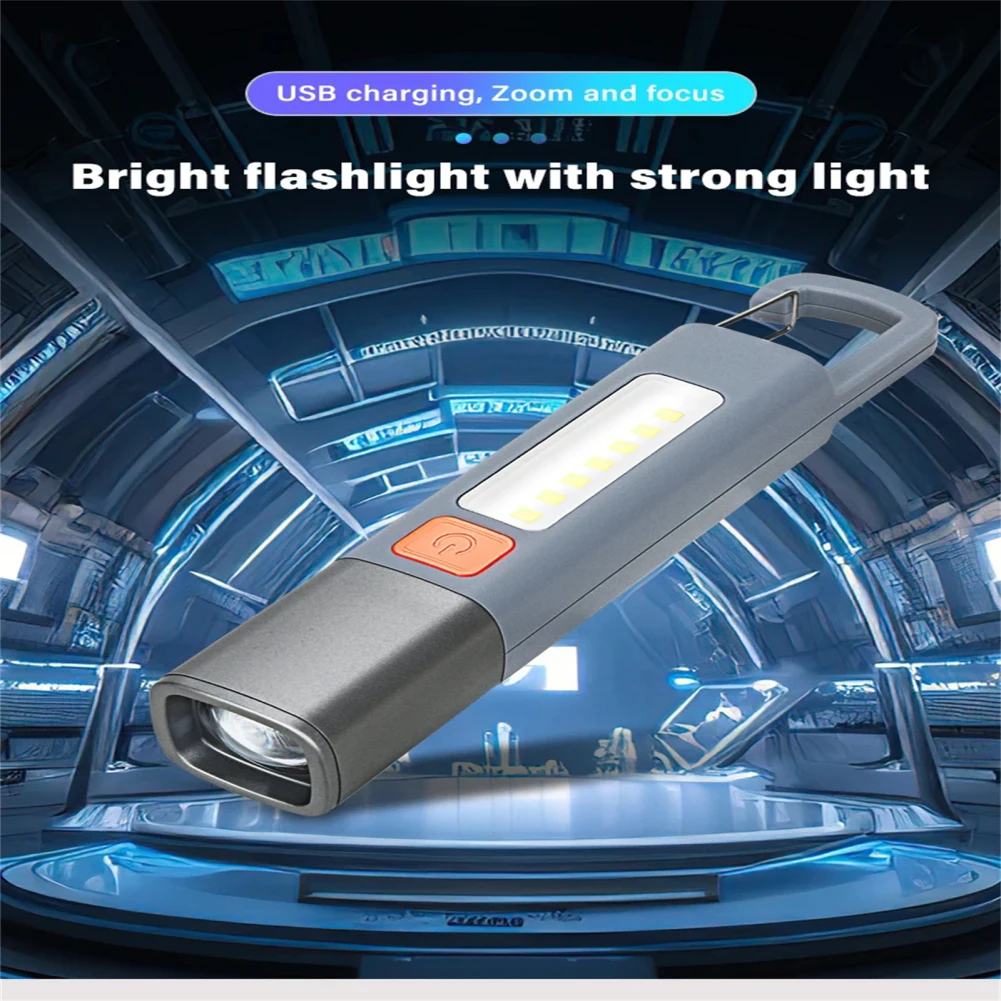 Rechargeable Flashlight Super Bright Powerful Flashlights With 3 Lighting Modes USB Charging Cable For Camping Outdoor