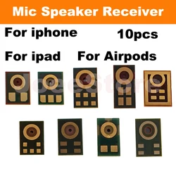 10pcs Inner Mic Speaker Receiver For iPhone 13 12 11 14 Pro Max X XS XR 7 8 Plus iPad 3 4 Airpods Microphone Inner Chip Replace