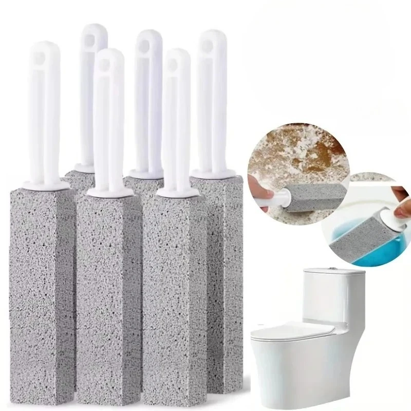 Extra Strength Pumice Stones Toilet Bowl & Seat Cleaner for Tough Rust/Limescale Bathroom Sink & Tile Scouring Tools