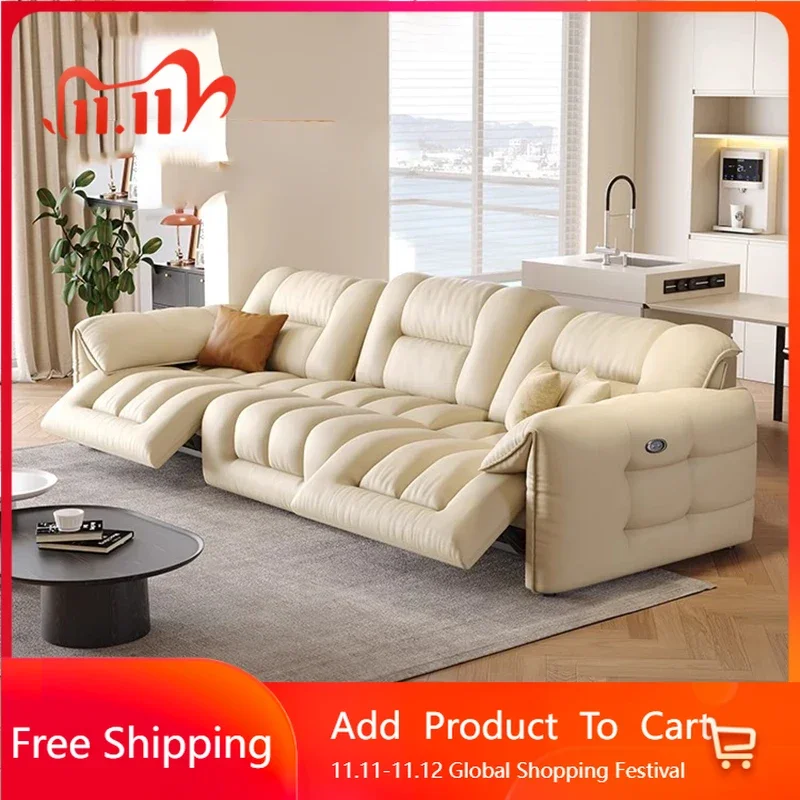 

Balcony Beige Living Room Sofas Filler Design Luxury Loveseat Electric Sofa Relax Unique Show Nordic Muebles Salon Furniture