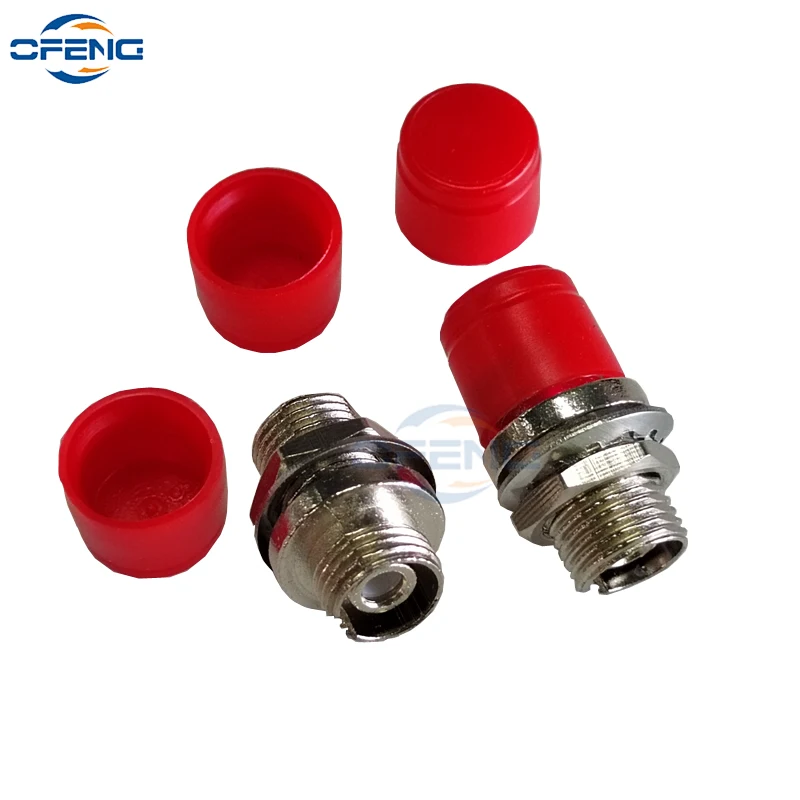 

FC Small D Fiber Optic Square FC APC UPC Type D Single Mode Fiber Coupler FC Circular Flange FC Connector customized