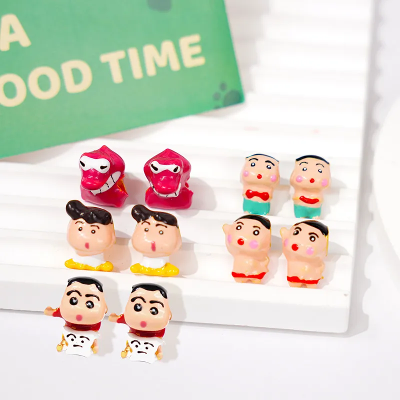 New Fashion Charm Original Crayon Shin chan Charm Beads Suitable for Original Women's Bracelets Jewelry Accessories Gifts