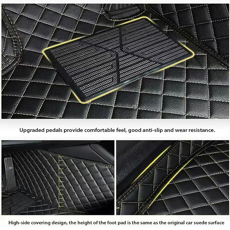 Leather car floor mats For Aston Martin Valkyrie DB11 DB12 DB9 DBS Rapide DBX accessories Automobiles para auto Vehicle supplies