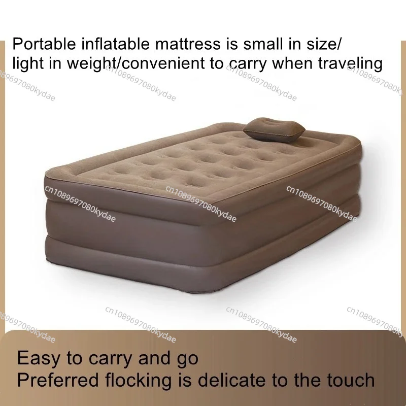 Home Inflatable Mattress Outdoor Air Mattress Single Foldable Inflatable Lazy Bed Inflatable Bed