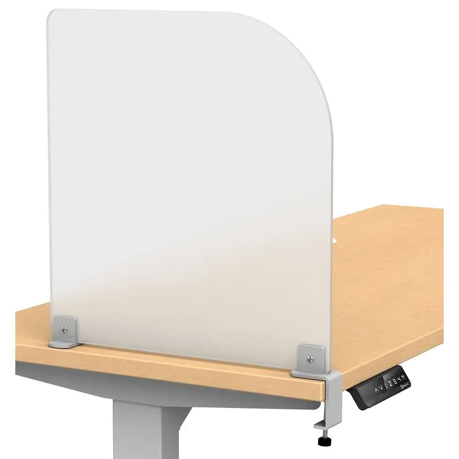 

Divider for Students and Desk Privacy Panel. Office Partitions and Ideal Cubicle Light Shield. Frosted Acrylic Clampon Desk Par