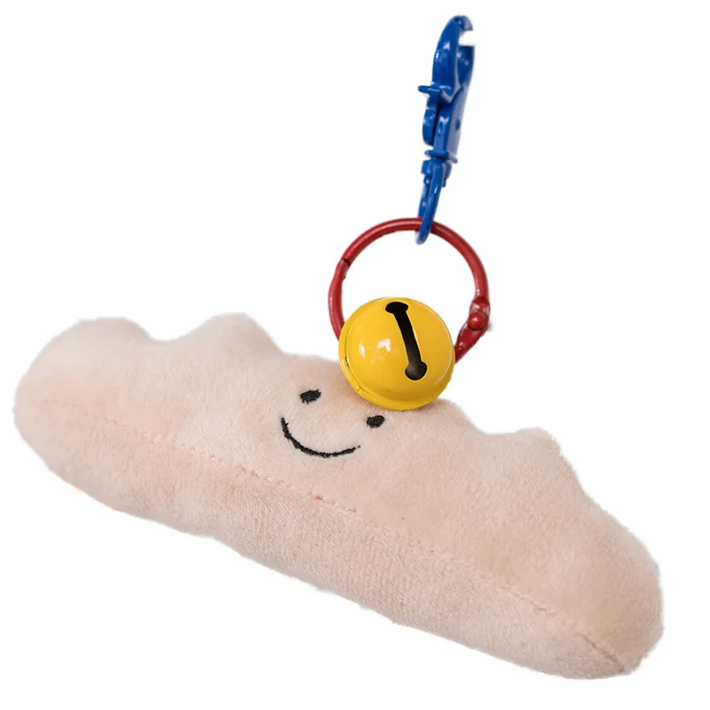 Jellycat-Poupée à pain, jouet pour enfant, créatif, mignon, pendentif de sac, chaîne continent, machine à saisir, amusant