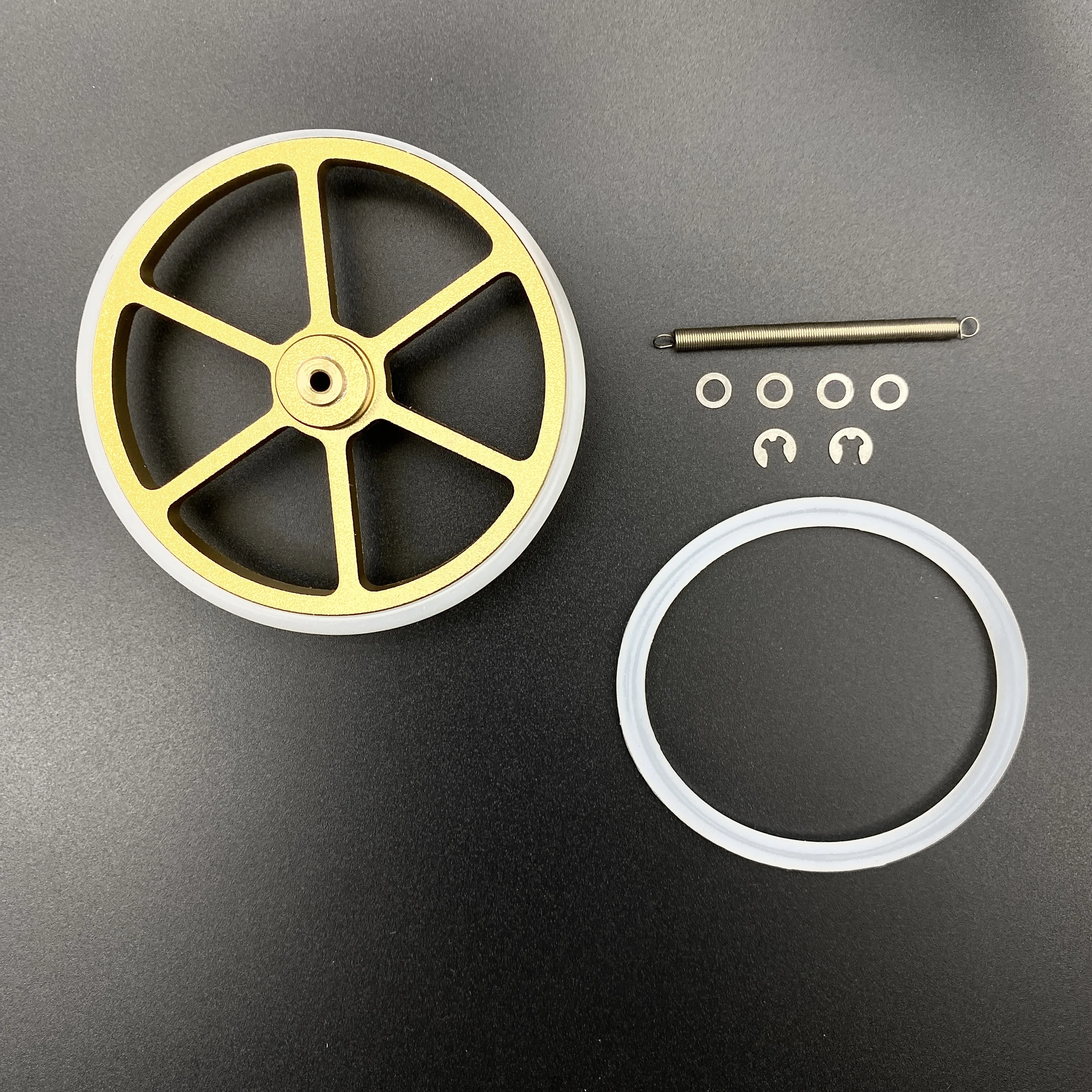 LENCO 75/78 Turntable Drive Roller Replacement Full Copper Stainless Steel Spring Turntable Parts