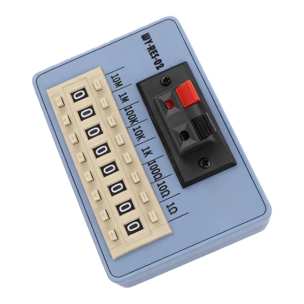 WY-RES-01 Resistance-Box Pockets Resistance Box Dials Programming Resistance Box For Electrical Equipment-Tools Accessory