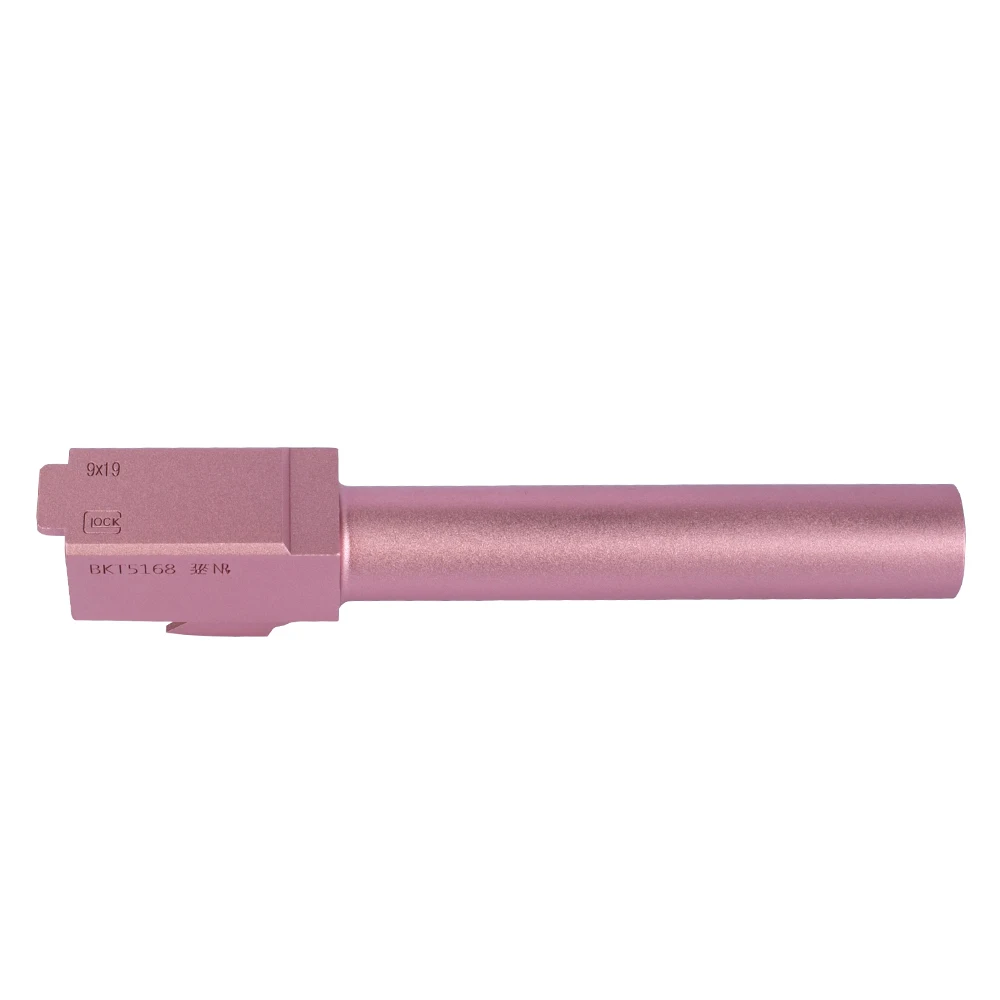 P1 Glock G17 aluminum alloy outer tube is replaceable with Glock gun fittings in black and pink