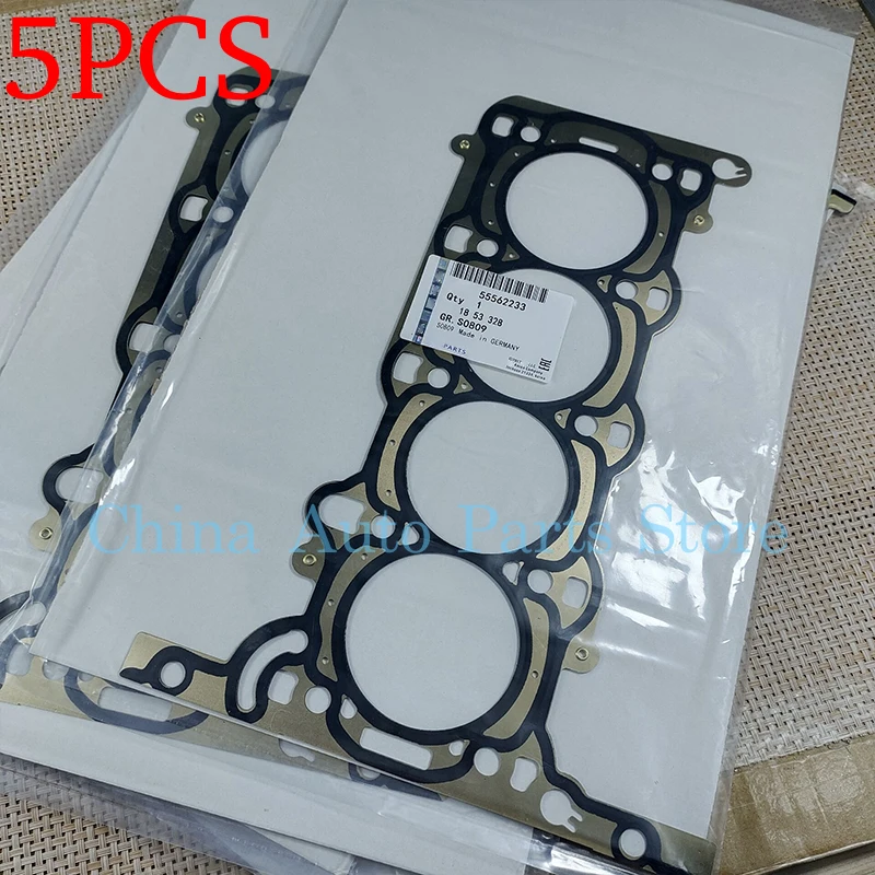 5PCS Original  Engine Cylinder Head Gasket For Chevrolet Cruze Vauxhall Opel Astra Insignia Vectra Mokka Zafira 55562233