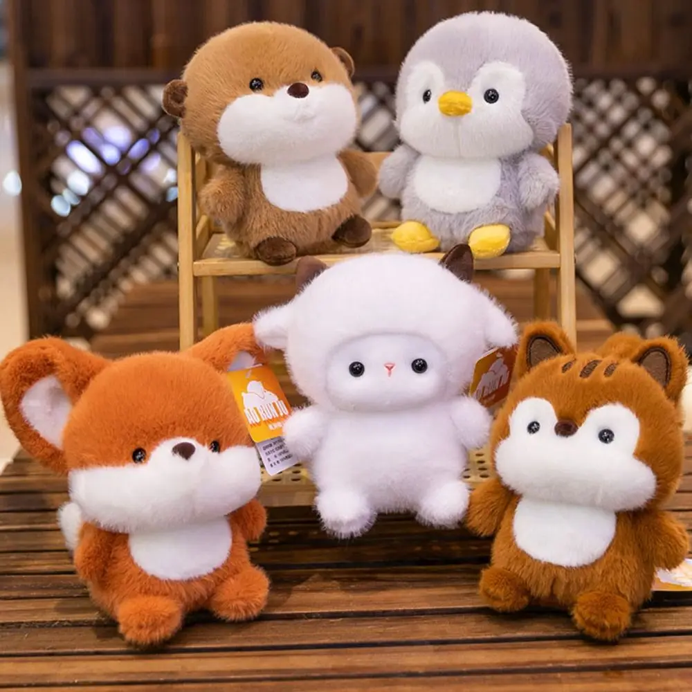 

Desktop Decoration Porker Panda Plush Toy Cat Pet Sheep Plush Doll Cute Cartoon Animal Chick Doll Kids Birthday Christmas