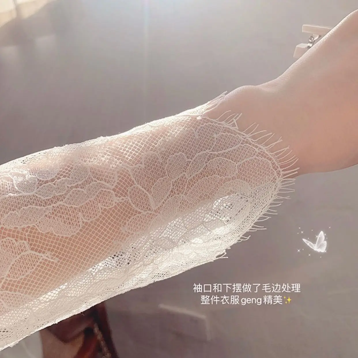 Seksowny, dekolt w szpic, przemysł ciężki, łączony koronkowy sweter damski, nowy temperament, wszechstronny top z długim rękawem