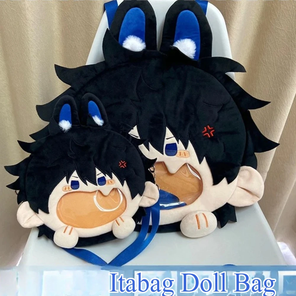 

Аниме JK Fushiguro Megumi Kawaii Face Косплей Лолита Girls Itbag Мягкие забавные прозрачные сумки-мессенджеры Рюкзак для фанатов Декор Подарок