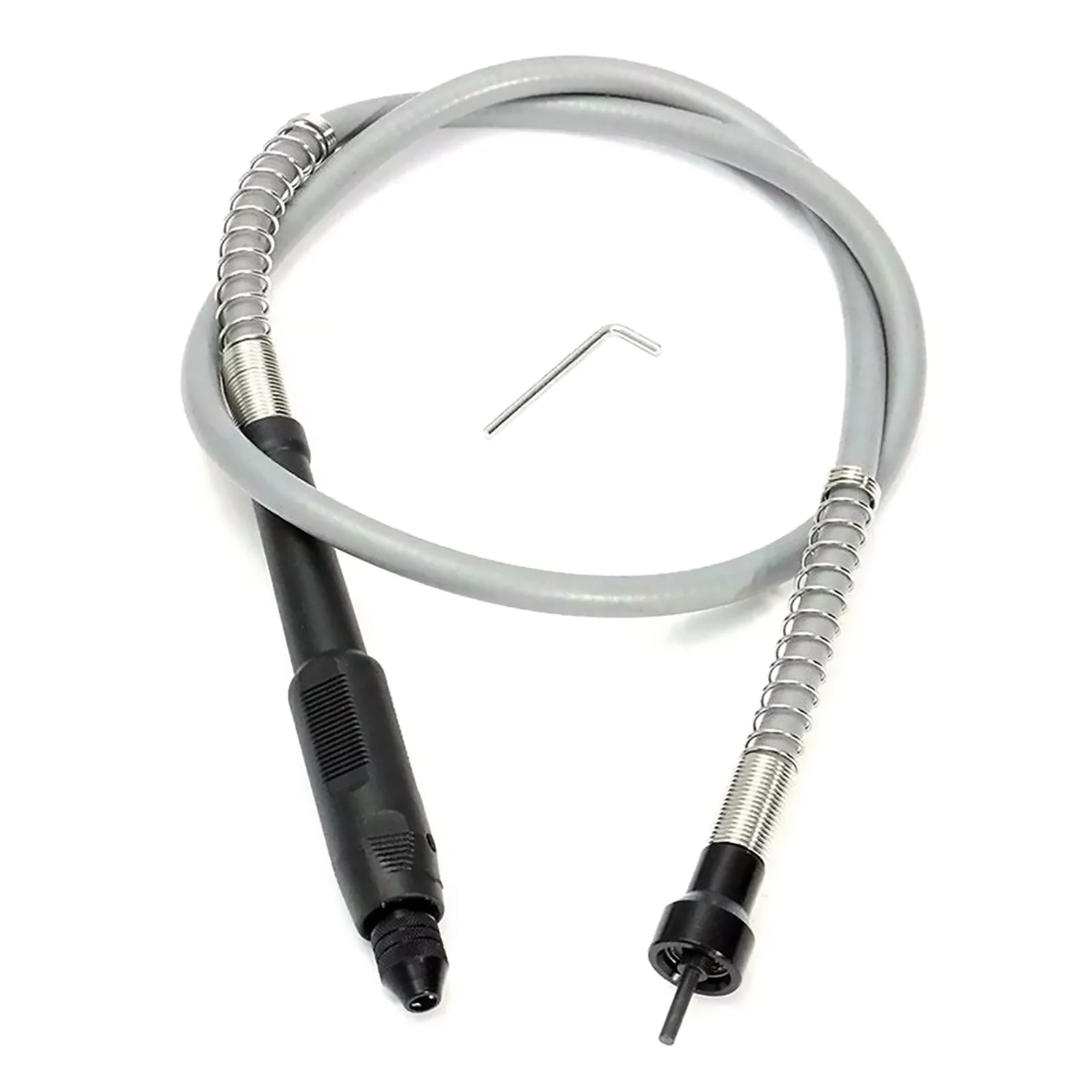 105cm Flexible Shaft Extension for Rotary Tool Electric Drill Grinder, Flex Shaft Attachment Clamping Range & Hex Wrench