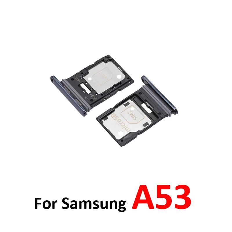 Para Samsung Galaxy A53 5G A536 A536B Bandeja de SIM Nueva con Ranura para Micro SD Compartimiento Repuesto Negro 4